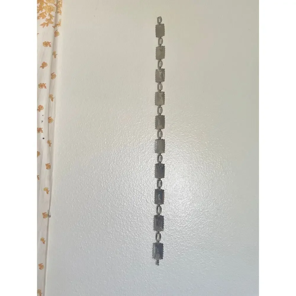 Vintage 80s Silver Tone Concho Link Belt Western Southwestern